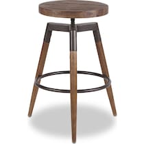 ashland dark brown counter height stool   
