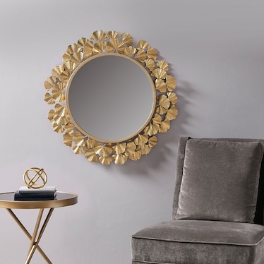 Ashlar 31'' Round Wall Mirror