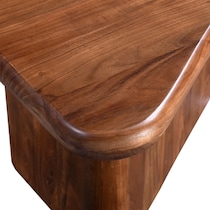 ashra dark brown coffee table   