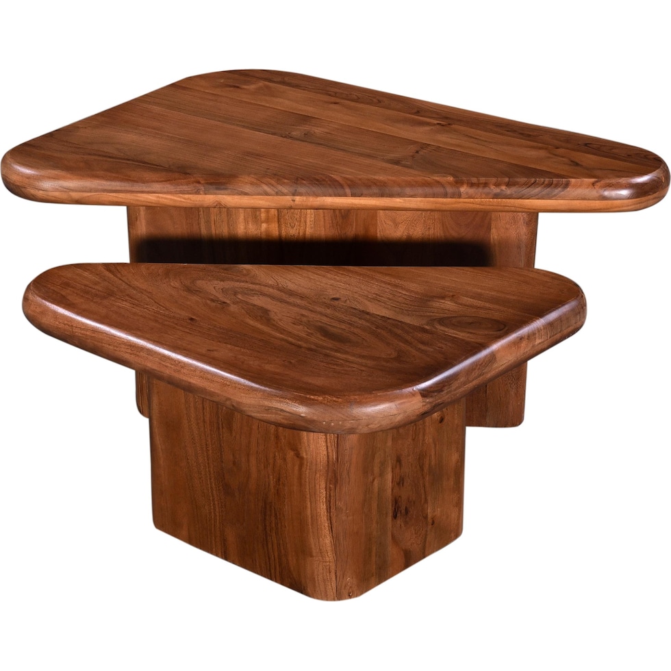 ashra dark brown coffee table   