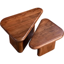 ashra dark brown coffee table   