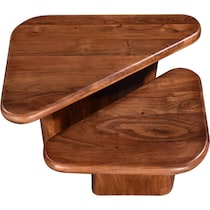 ashra dark brown coffee table   