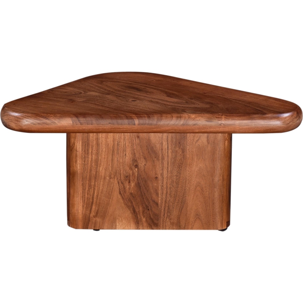 ashra dark brown coffee table   