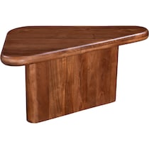 ashra dark brown coffee table   