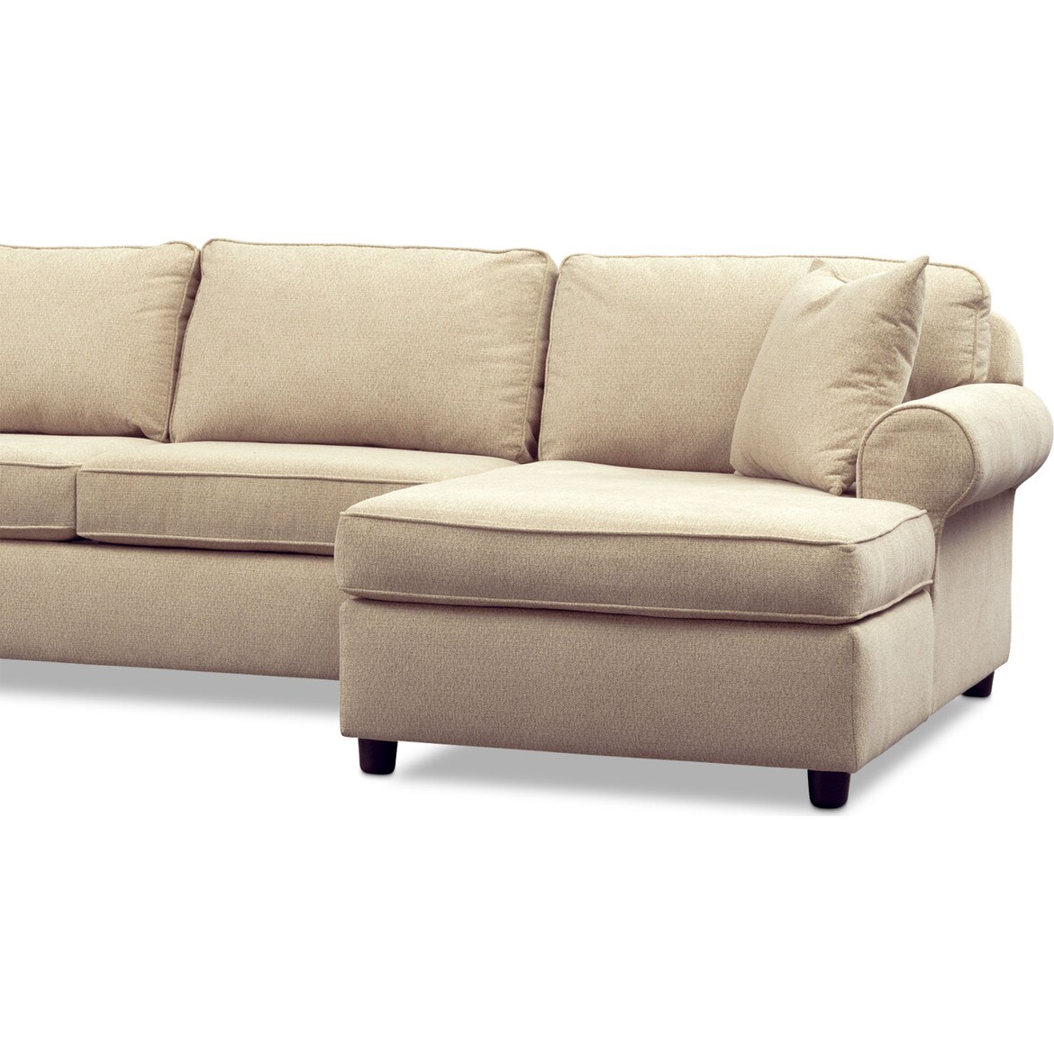 Ashton 3Piece Sectional with Chaise Value City Furniture and Mattresses