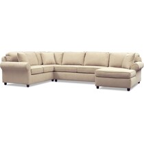 ashton light brown  pc sectional   