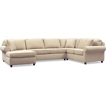 ashton light brown  pc sectional   