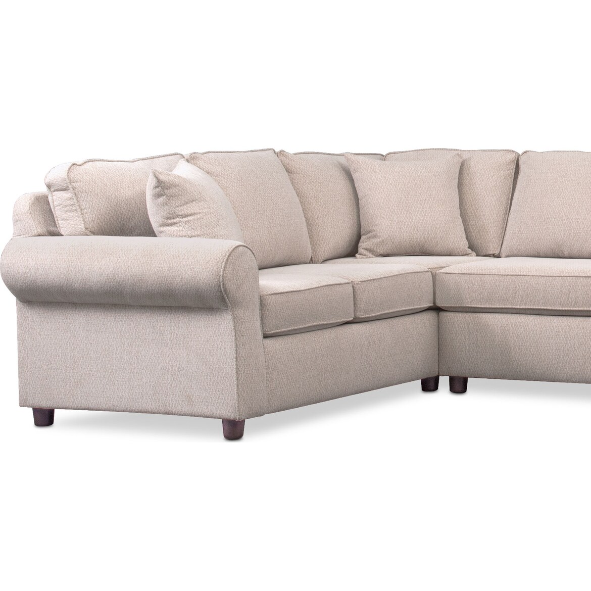 Ashton 3Piece Sectional with Chaise Value City Furniture and Mattresses