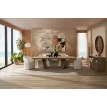 aspen dark brown mirror   
