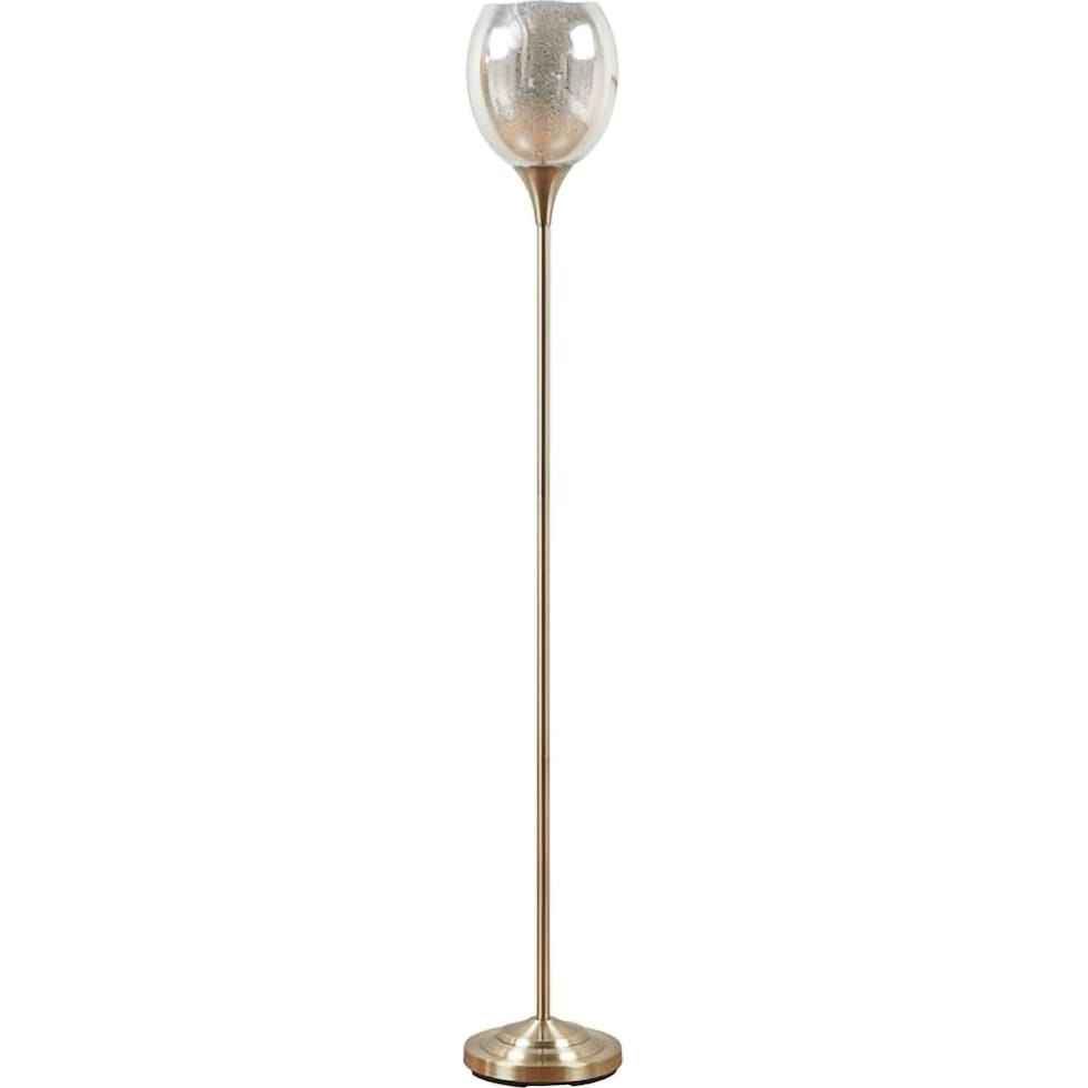 aster gold floor lamp   