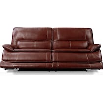 aston dark brown  pc power reclining living room   
