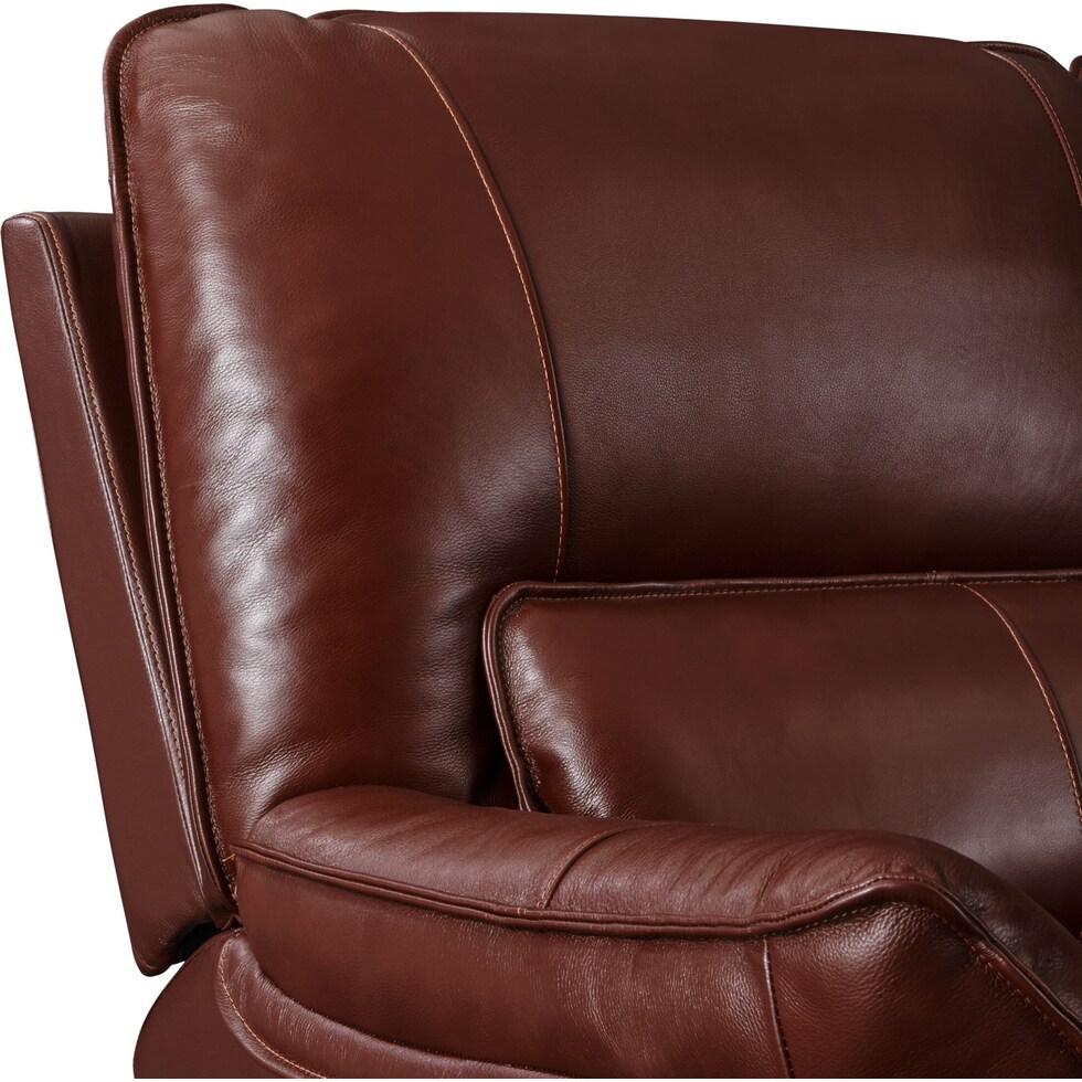 aston dark brown loveseat   