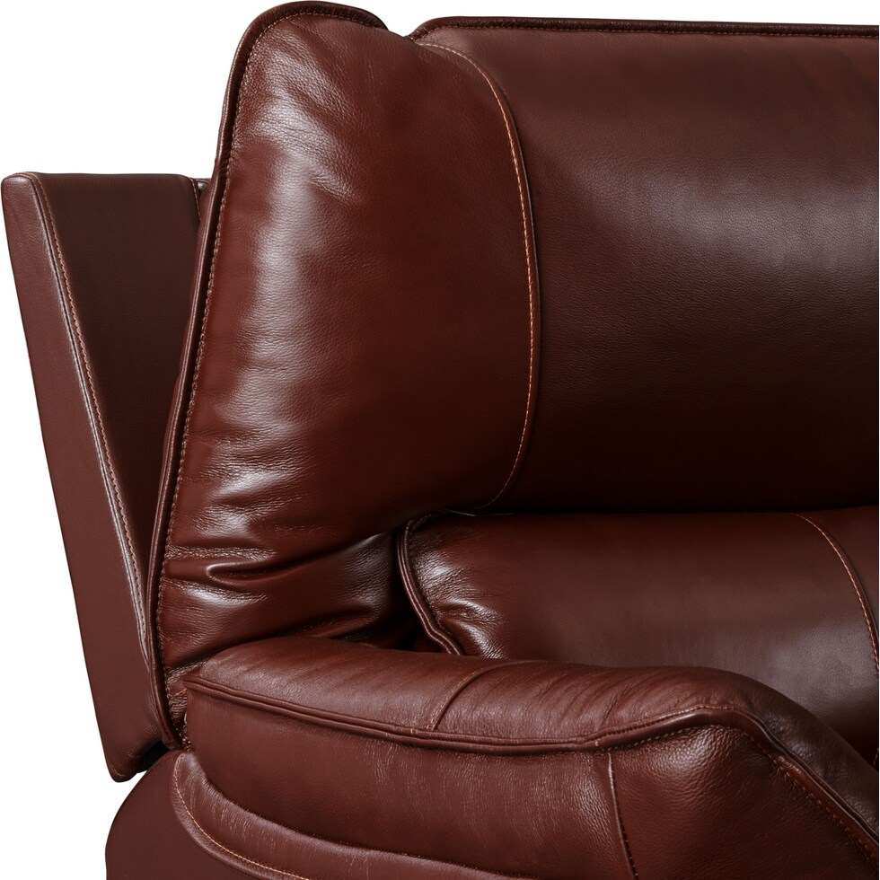 aston dark brown loveseat   