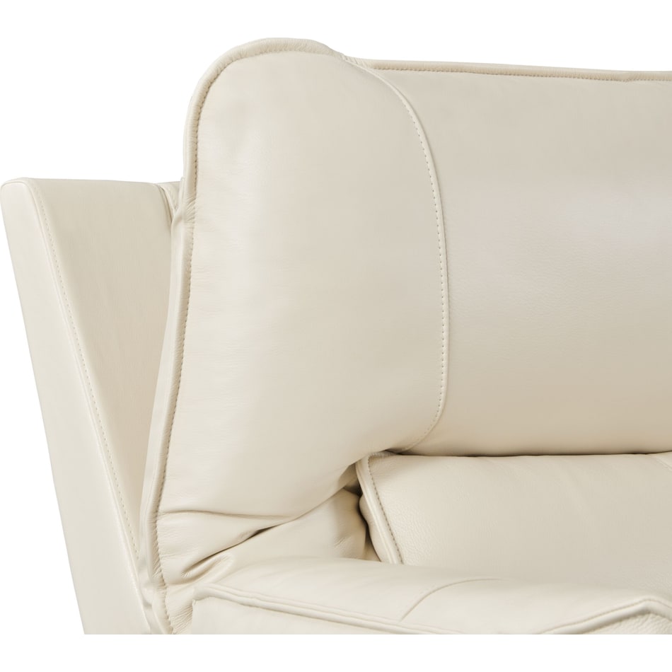 aston white recliner   