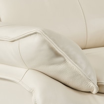 aston white recliner   