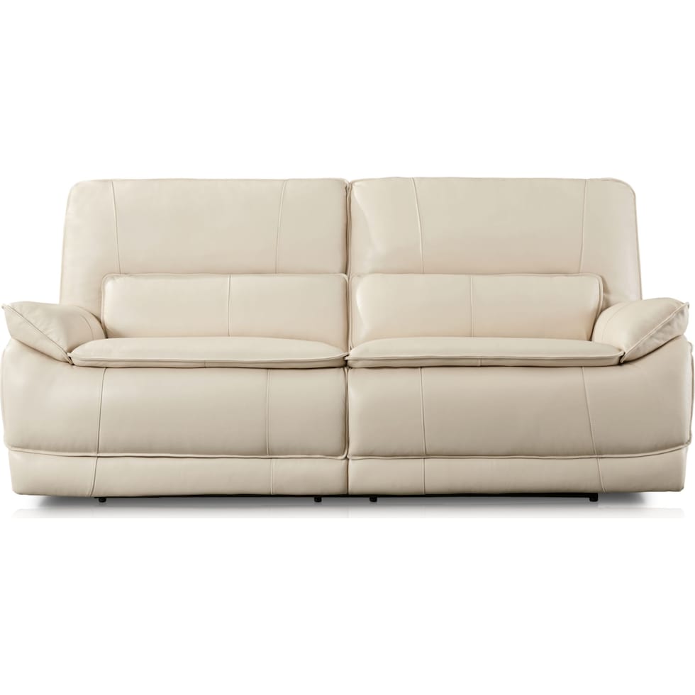 aston white sofa   