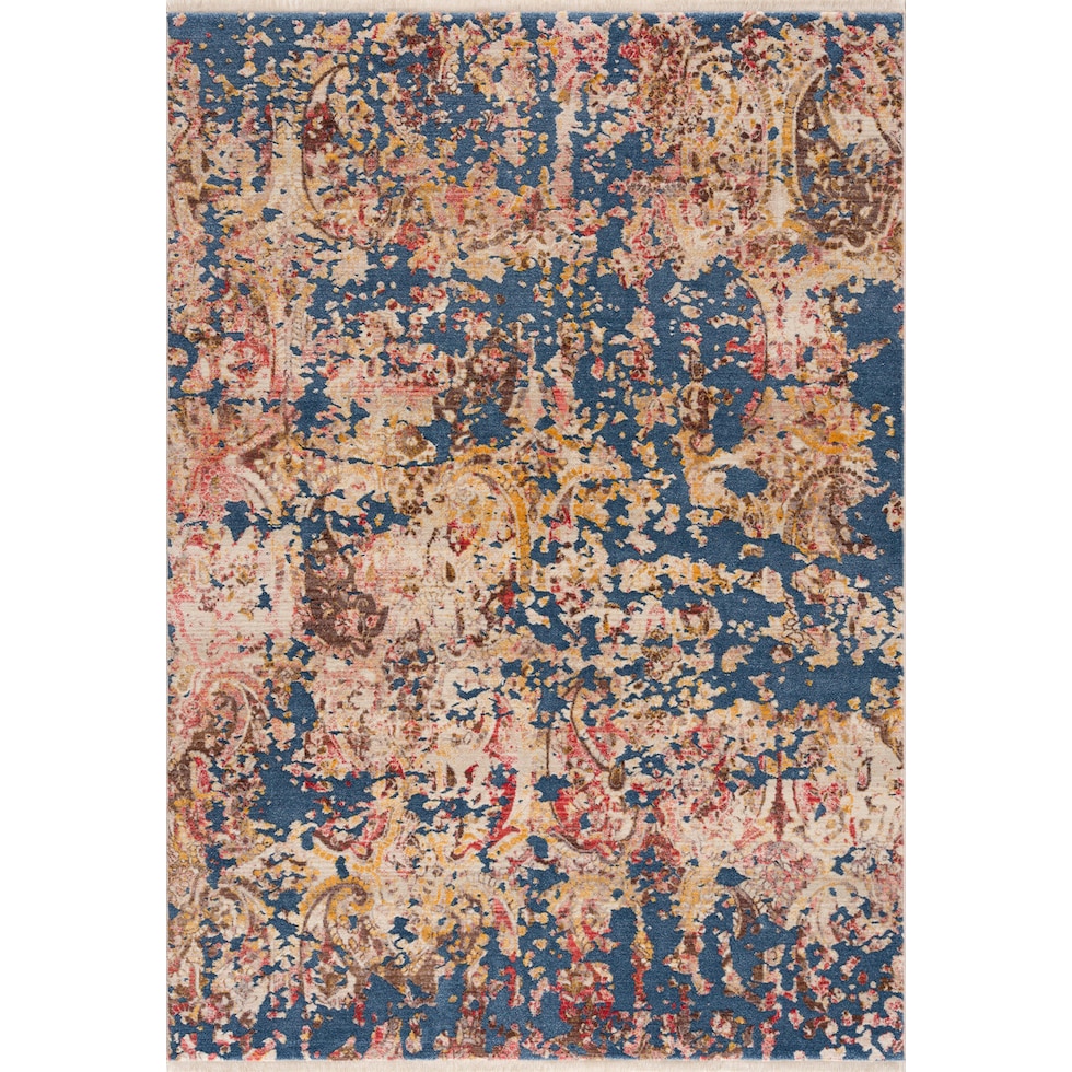 astoria blue area rug  x    