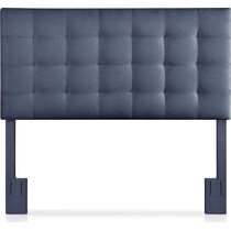 astrid blue full queen headboard   