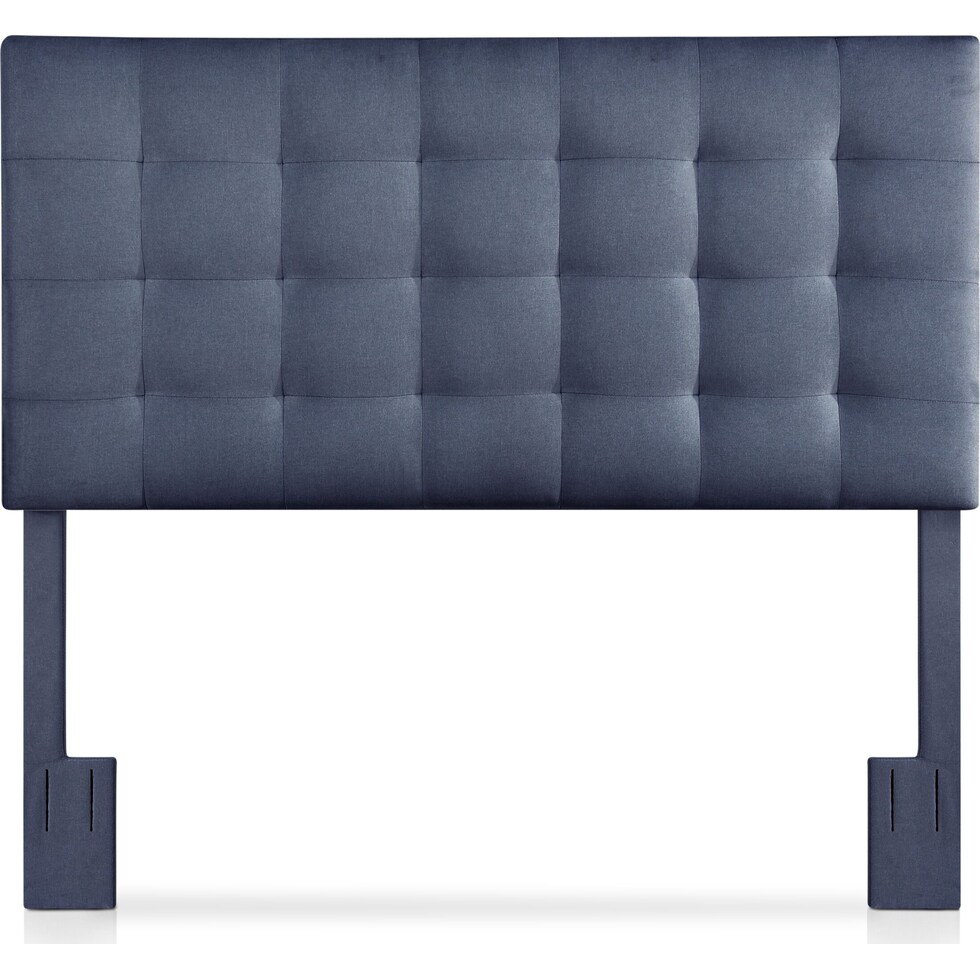 astrid blue king headboard   