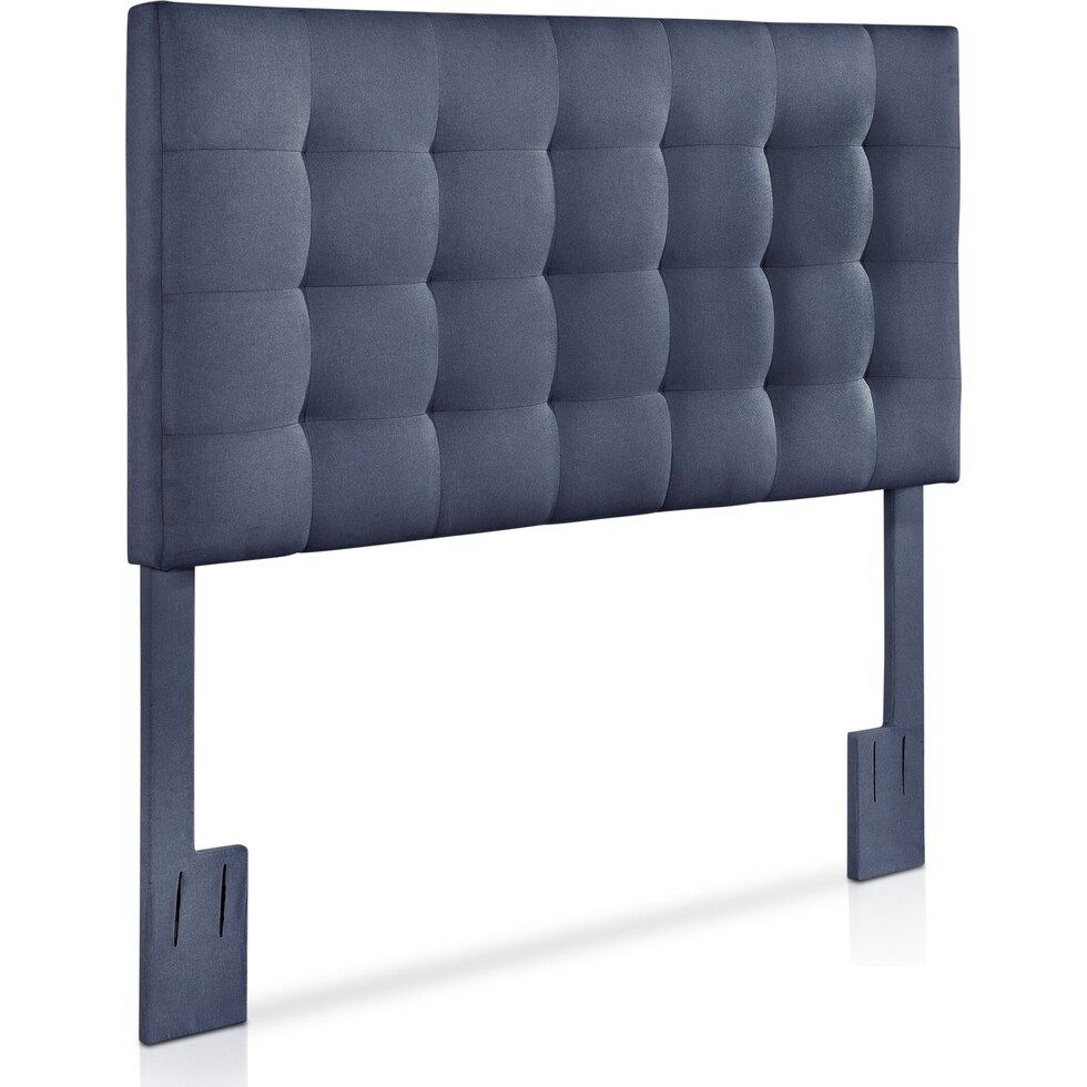 astrid blue king headboard   