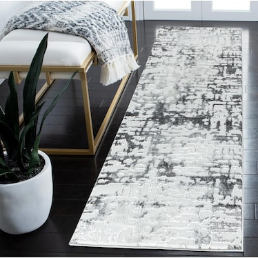 Astro Area Rug - Gray/White