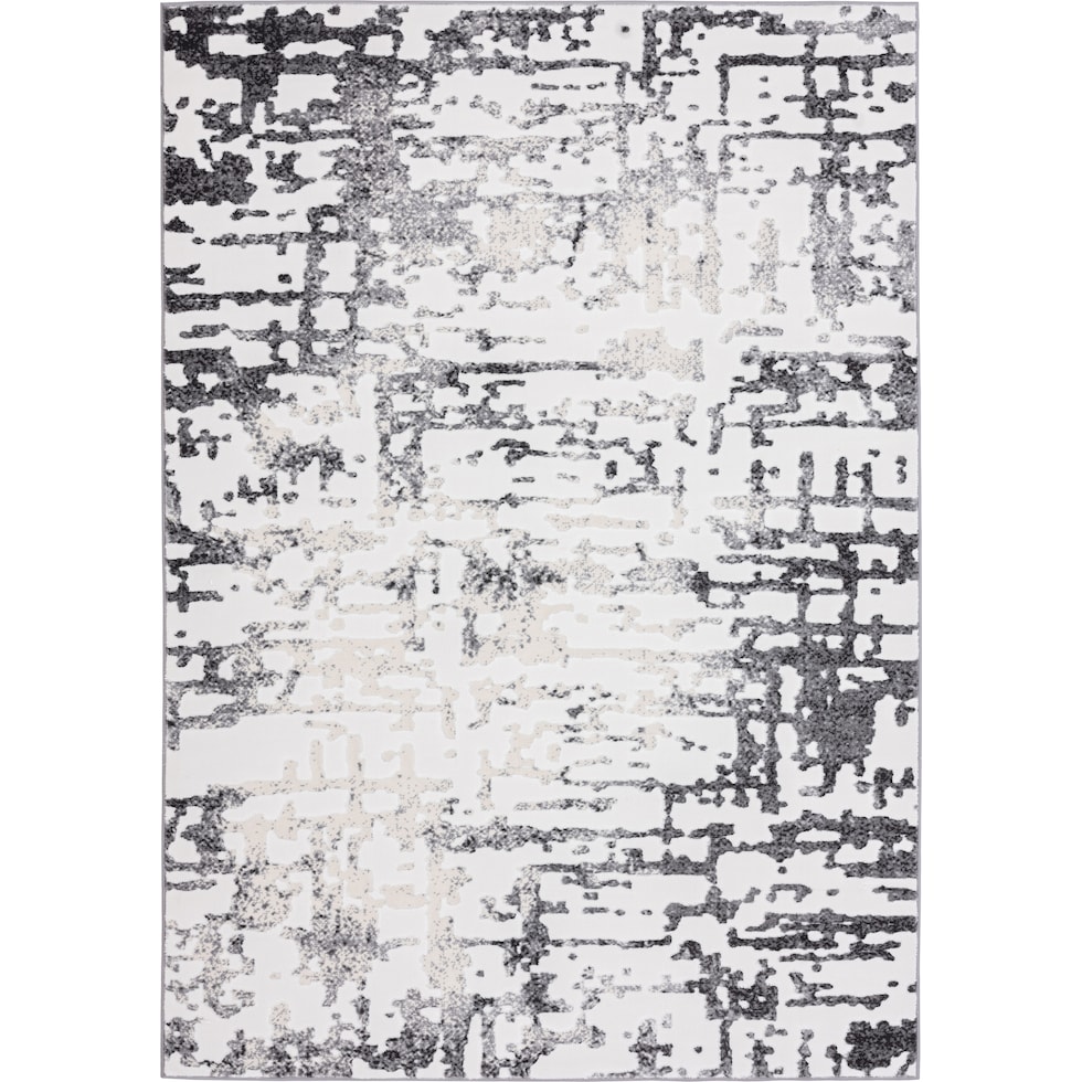 astro gray white area rug  x    