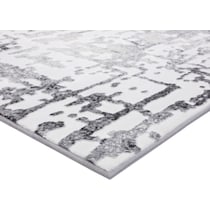 astro gray white area rug  x    