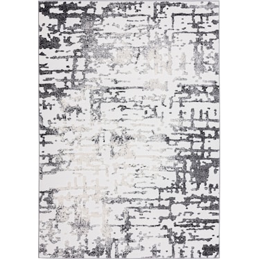 Astro Area Rug - Gray/White
