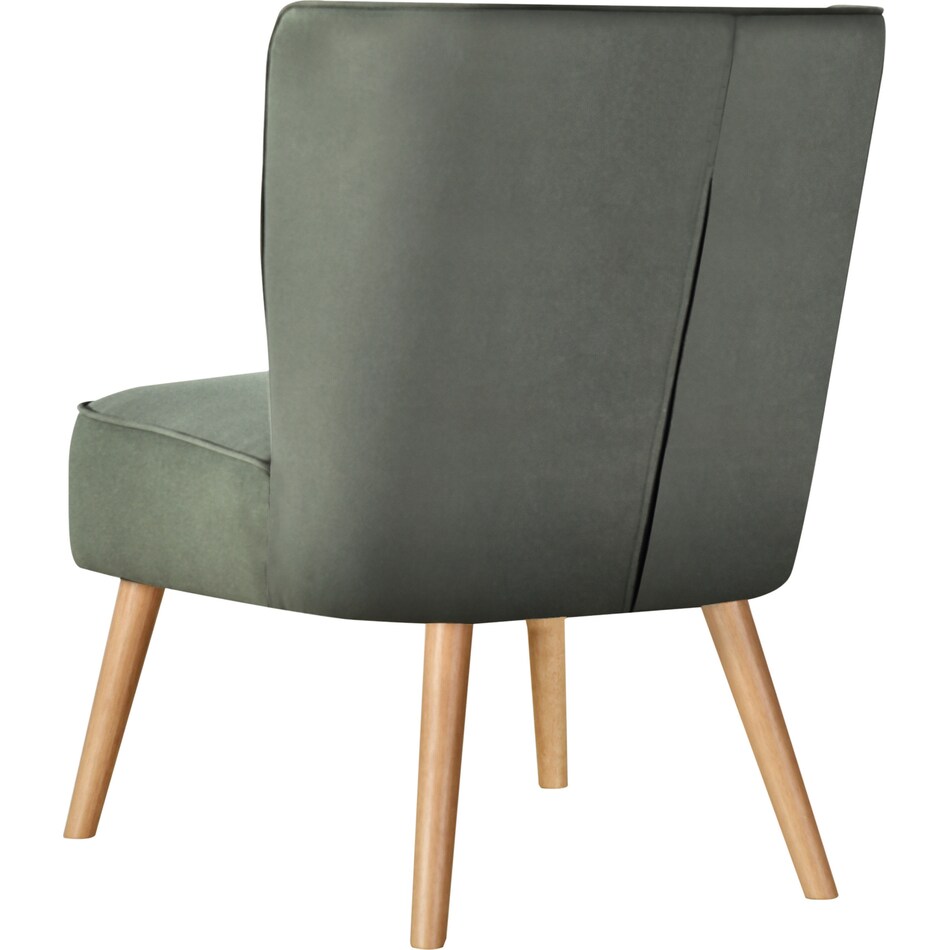 atarah green accent chair   