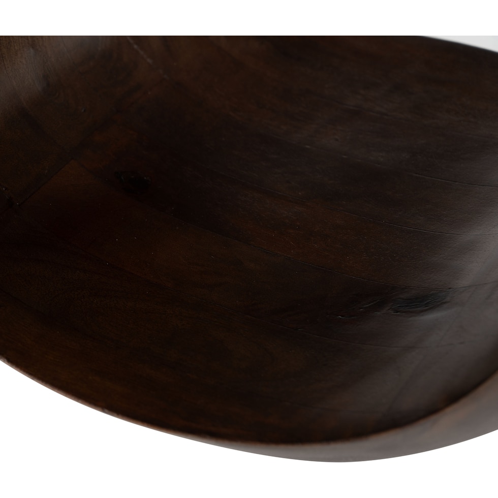 athalia dark brown accent table   