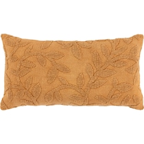 athena orange accent pillow   