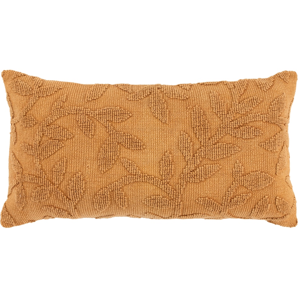 athena orange accent pillow   