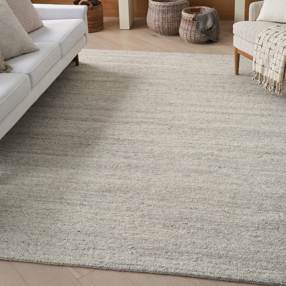 athens silver area rug  x    