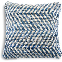 atlas blue accent pillow   