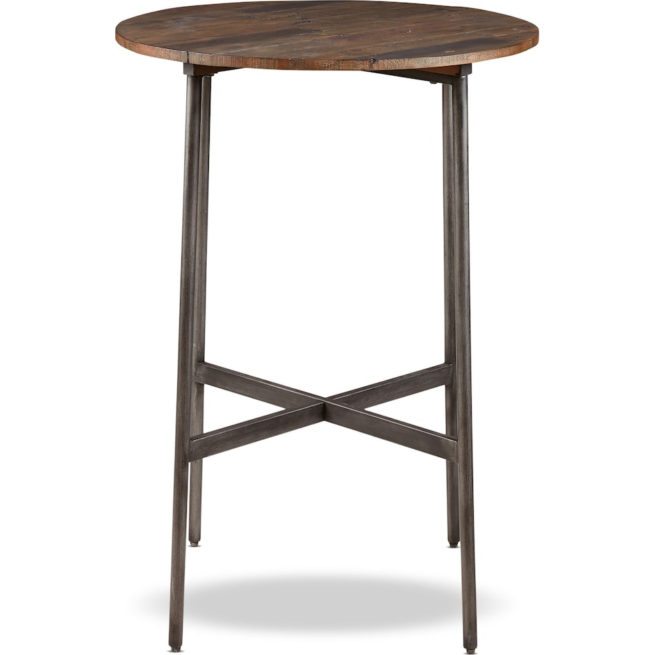 atwood dark brown adjustable bar table   