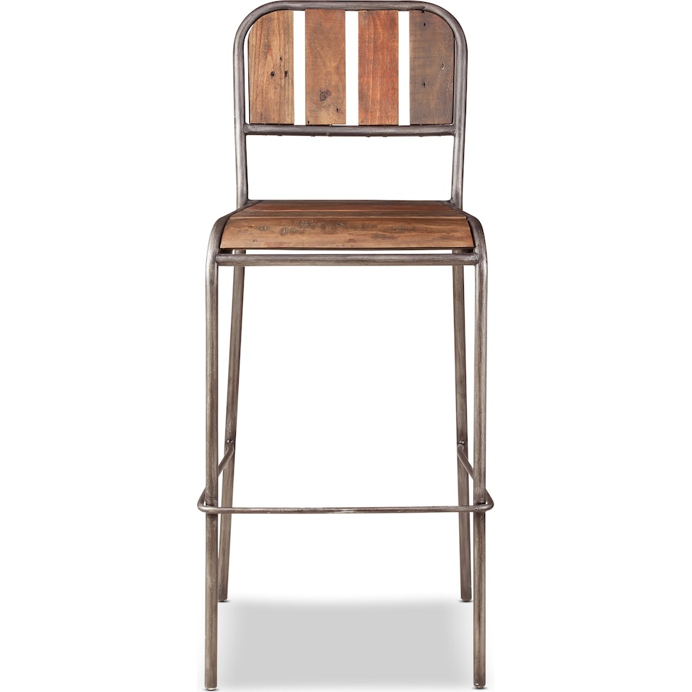 atwood dark brown bar stool   