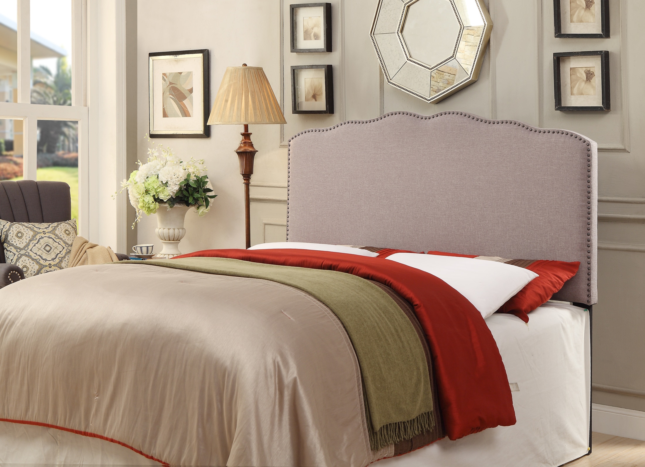 Aubrey Queen Upholstered Headboard Value City Furniture 