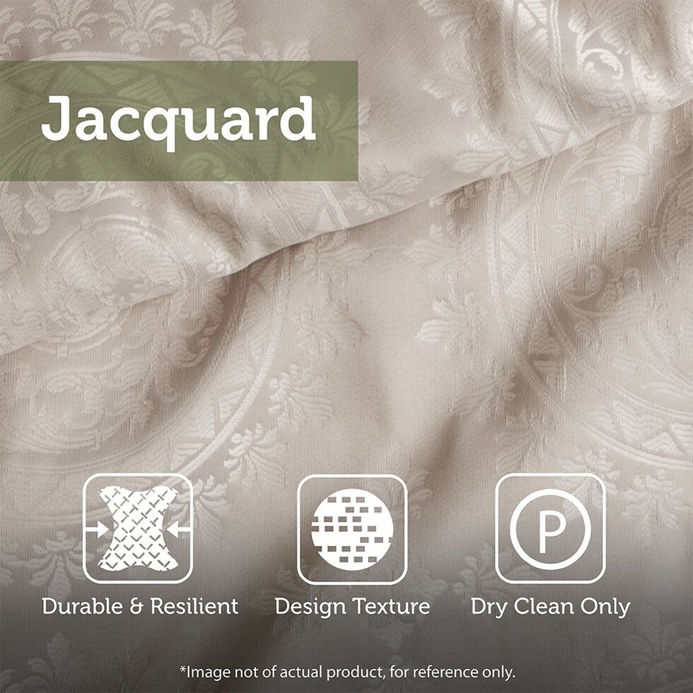 aubrey light brown king bedding set   