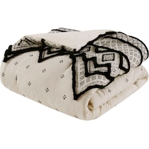 aubrielle black king california king bedding set   