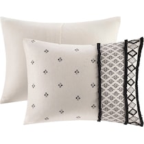 aubrielle black king california king bedding set   