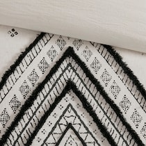 aubrielle black king california king bedding set   