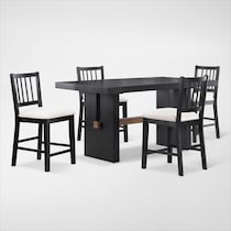 auburn dining black counter height stool   