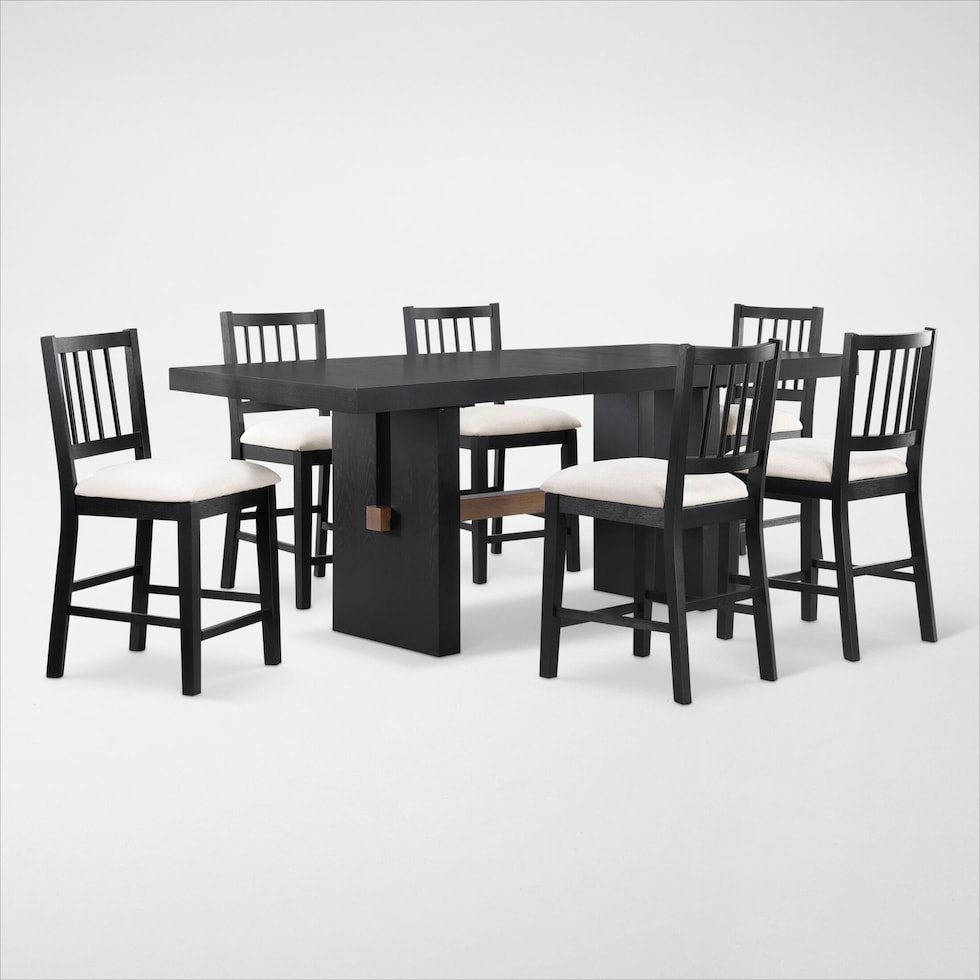 auburn dining black counter height stool   