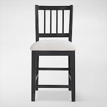 auburn dining black counter height stool   