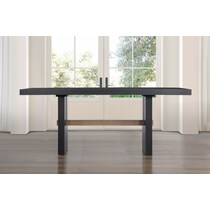 auburn dining black dining table   