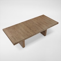 auburn dining black natural legs  pc dining room   