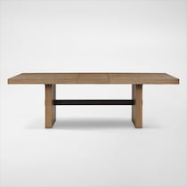 auburn dining black natural legs  pc dining room   