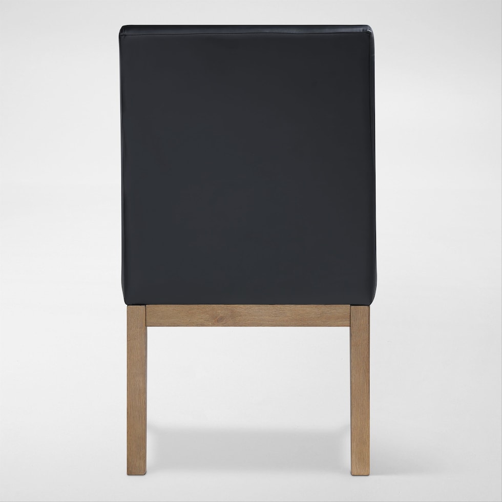 auburn dining black natural legs  pc dining room   