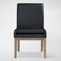 auburn dining black natural legs  pc dining room   