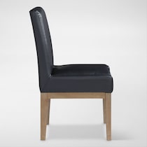 auburn dining black natural legs  pc dining room   